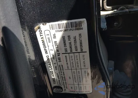 2015 Ford Taurus from USA, damaged, VIN 1FAHP2MT1FG168086